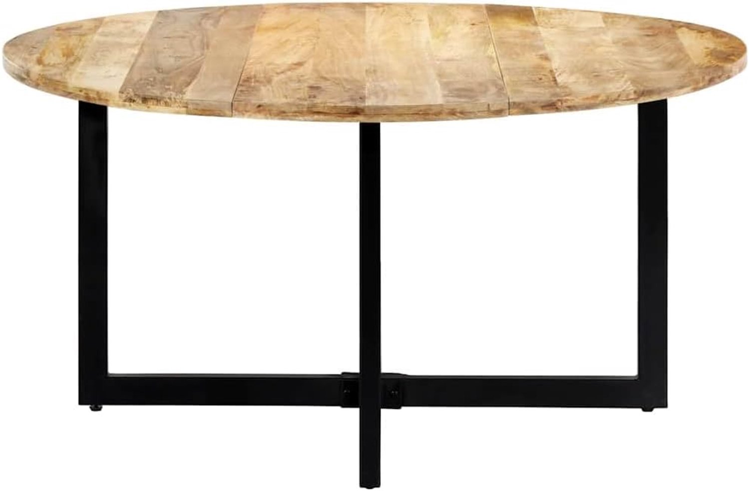 Eettafel 150 x 73 cm massief hout mangohout industrie