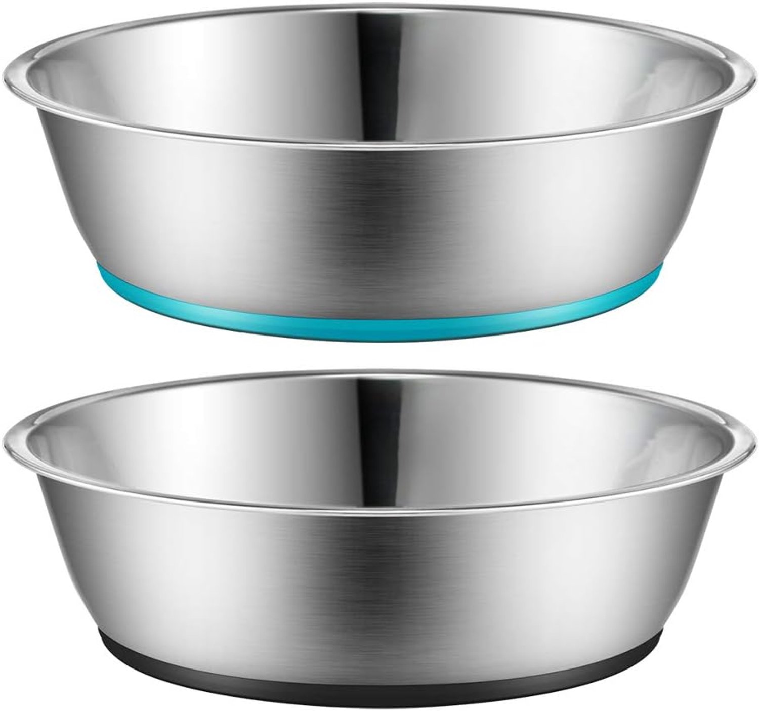 Roestvrij staal katten en hondenvoerbak – 2-pack, 430 ml