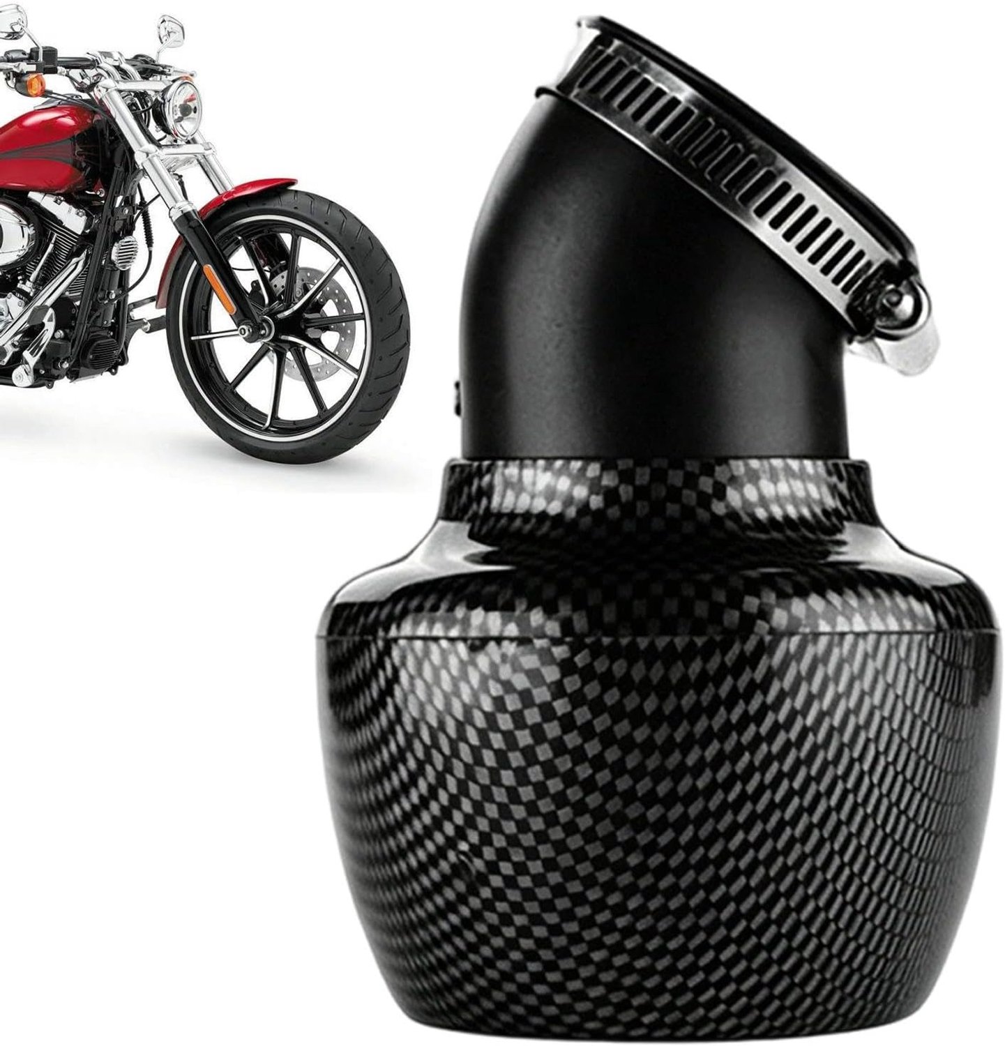 Luchtfilters voor motorfietsen, luchtfilter minifiets Koolstofvezel