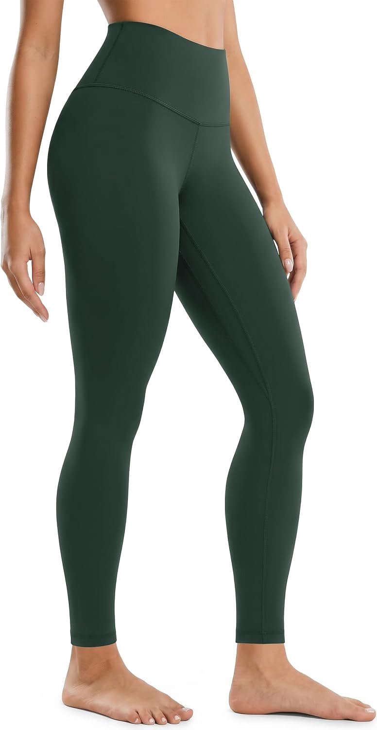 Hoge Taille Workout Legging 28'' Binnenbeenlengte Yogabroek met Zakken Gym Sports