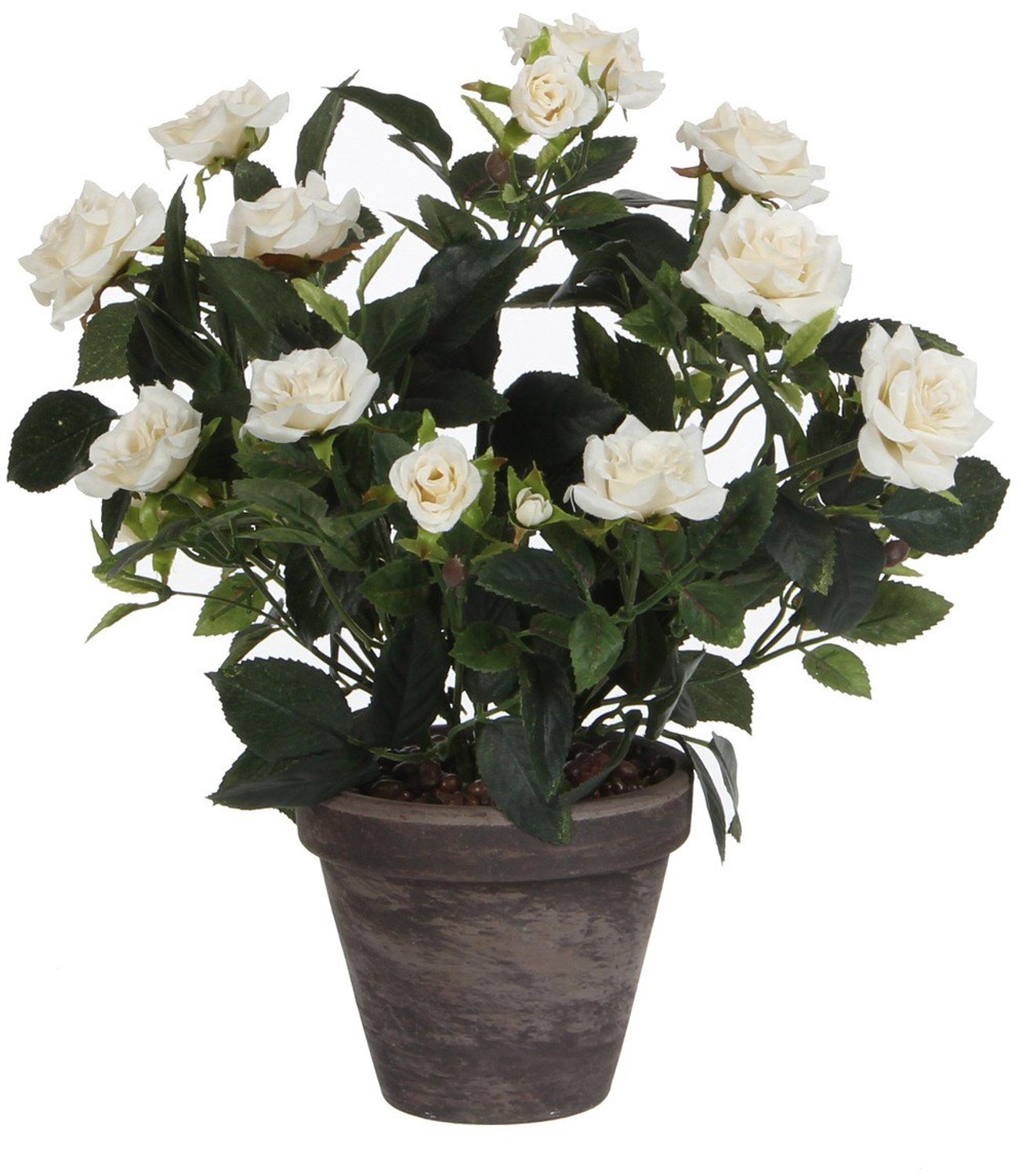 Kunstplant Rosebush Wit