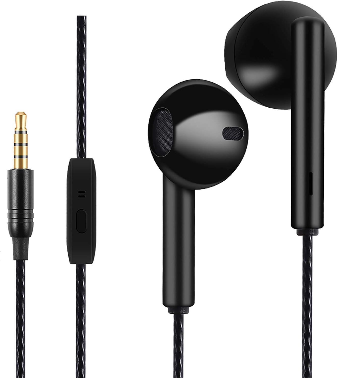 Hoofdtelefoon - 3,5 mm Jack - Bedrade In-Ear Oortelefoons met Microfoon en Controller - Voor Audioapparaten