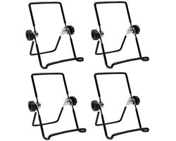 4 Pack Sprout Stands voor Kiemen, Opbergpotten en Kiemglazen, Vouwbaar en Met Metaalfilter, Zwart