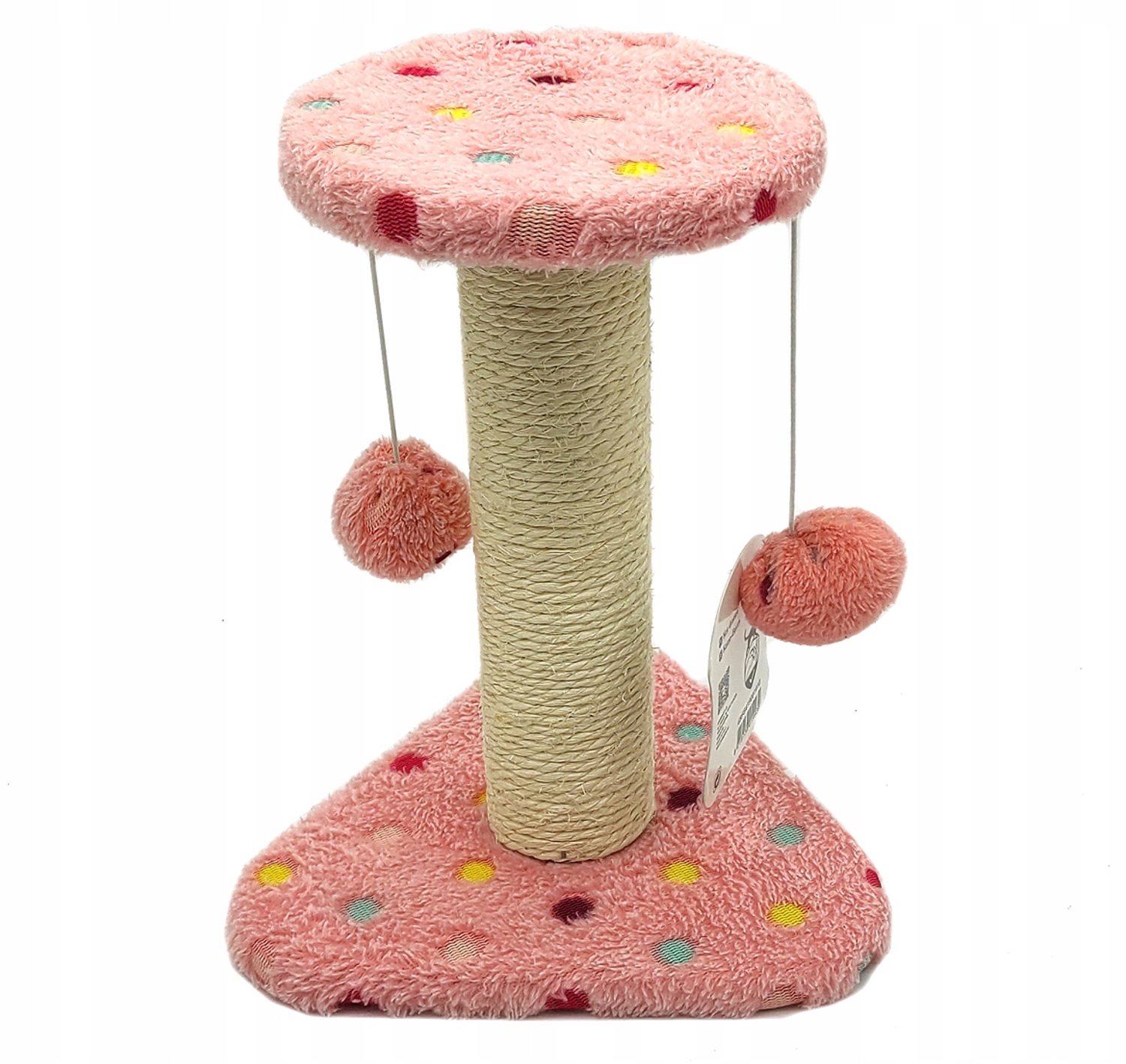 Kattenkrabpaal met Sisal en Fleece - Compact en Stabiel