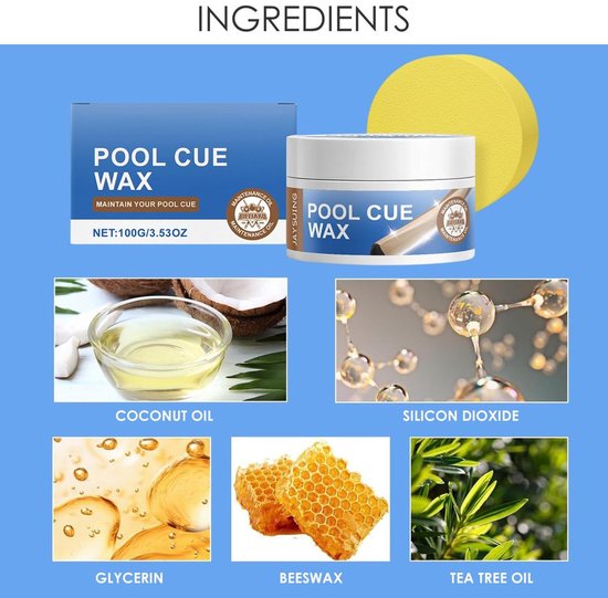 Biljartkeu Wax voor Onderhoud en Verzorging, 100g — afbeelding 4