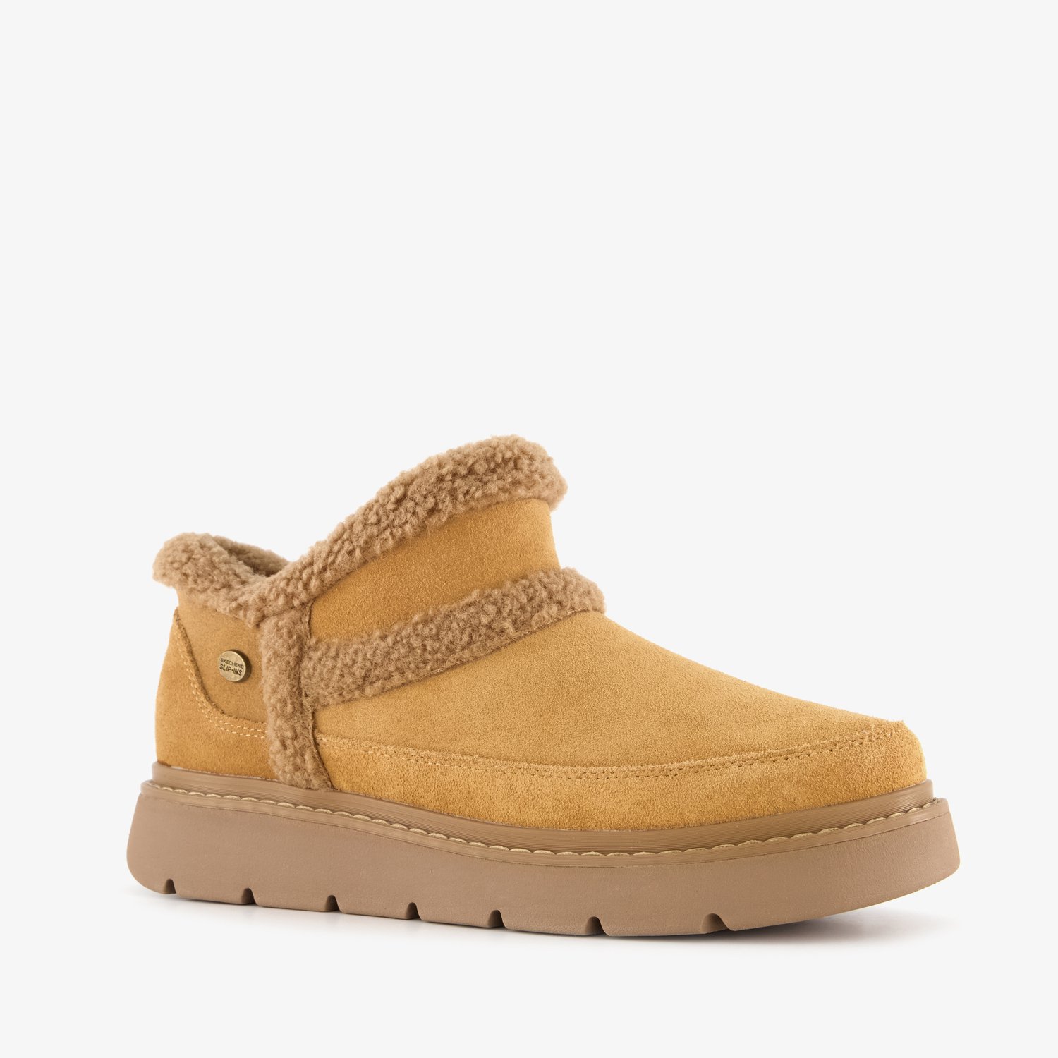 Skechers KEEPSAKES LITE - WINTER SNUG Dames Sloffen - Chestnut