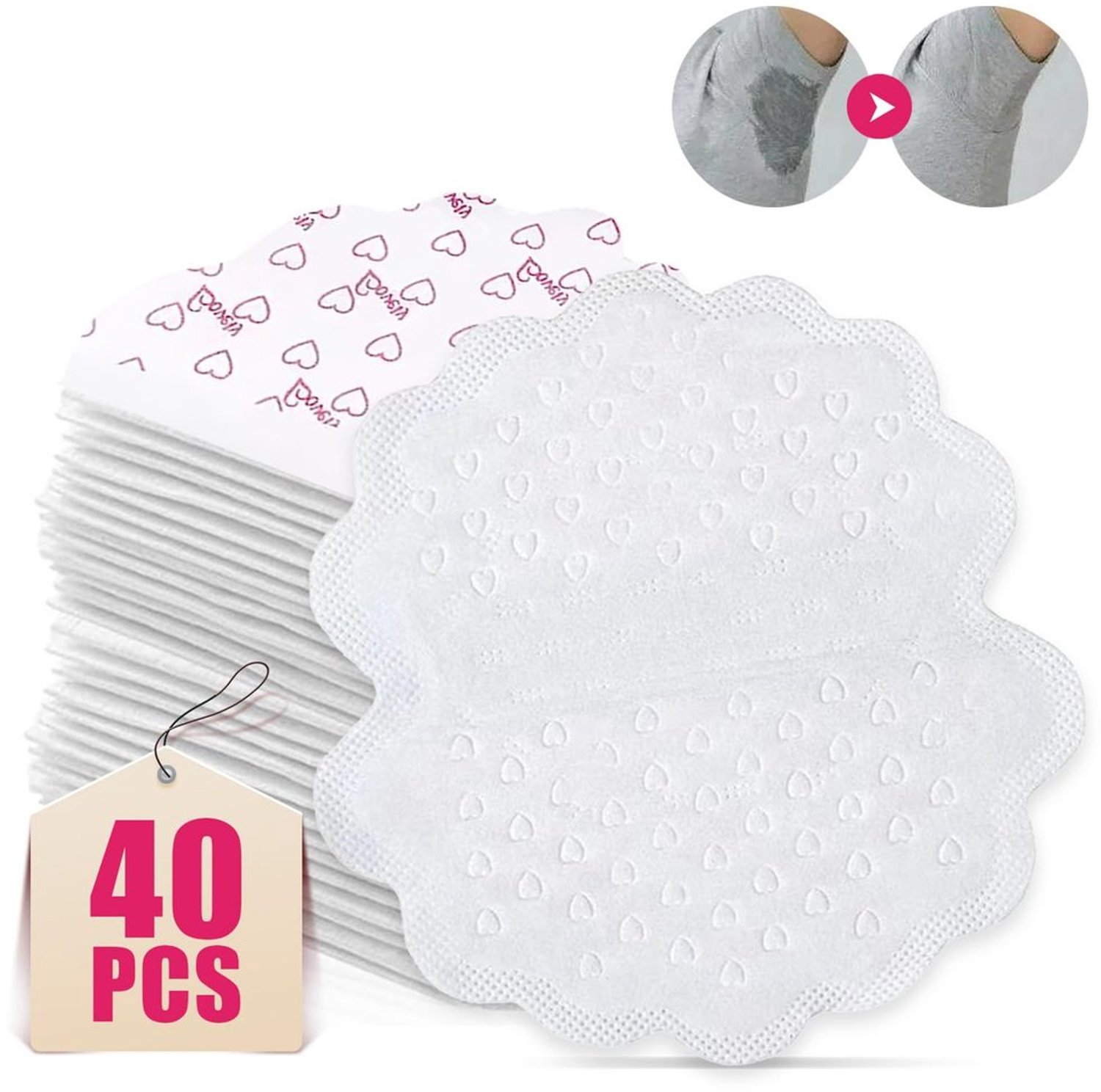 Okselpads 40 Stuks - Anti-zweetpads - Comfortabel - Anti-transpirant - Voor Dames/Heren - Bescherming tegen Zweetvlekken