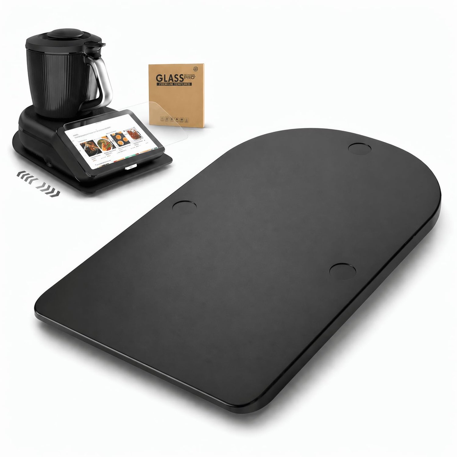 Bamboe Glijplank voor Thermomix TM7 met Wielen