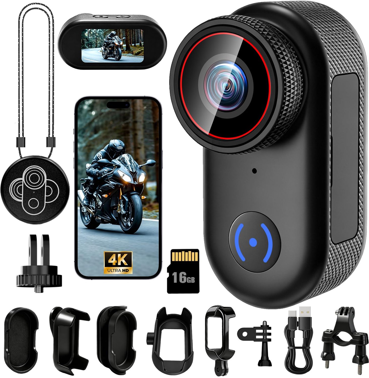 Mini Actiecamera met WiFi en 4K Video