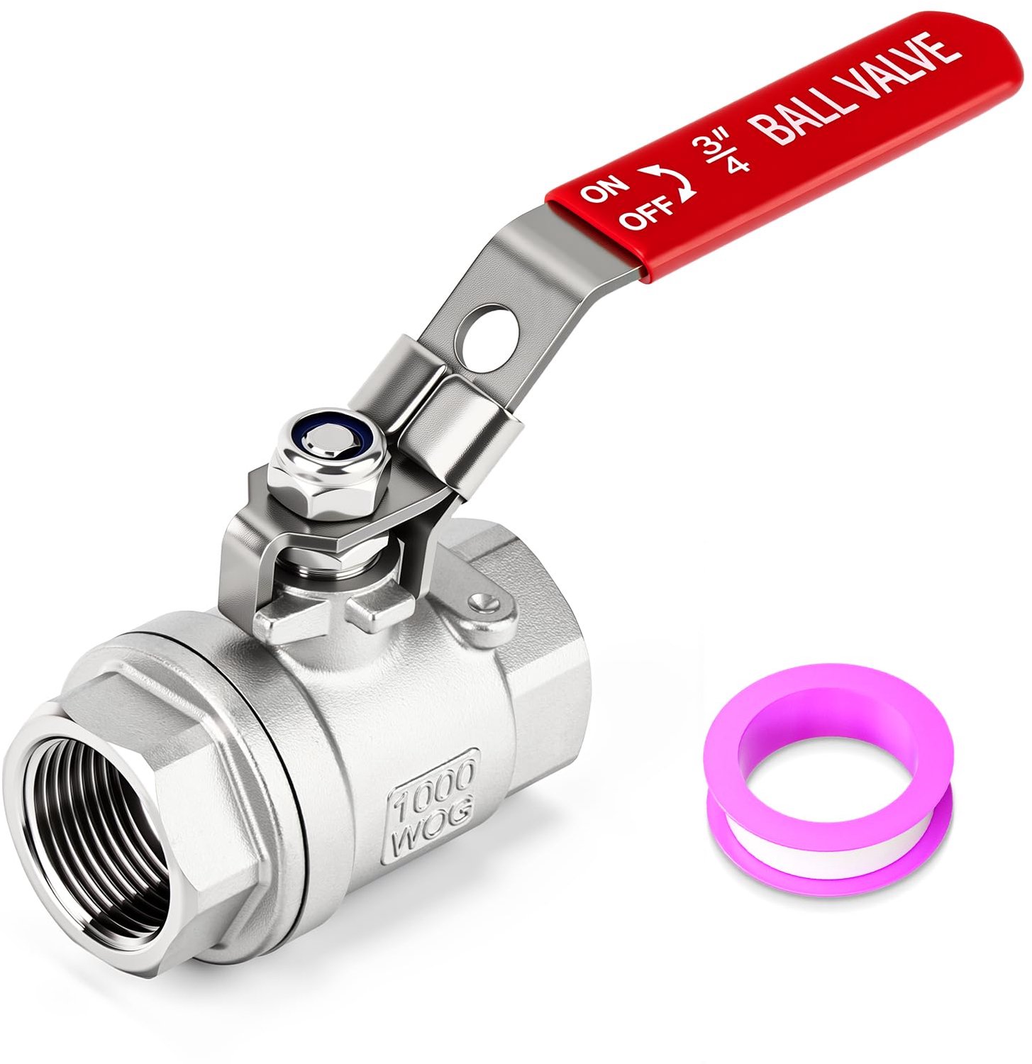 1/4" BSP Vrouwelijke Kogelklep 304 Roestvrij Staal