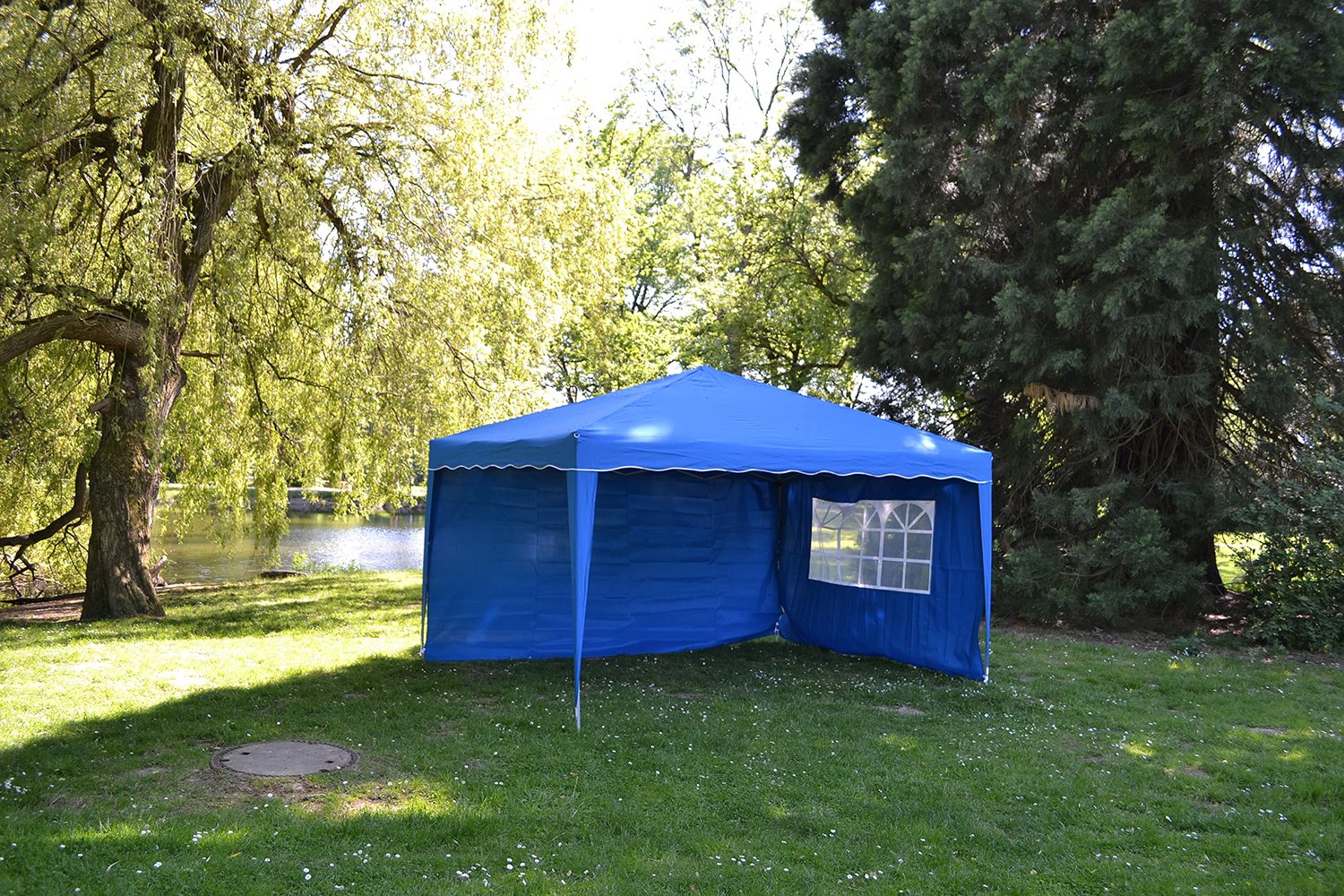 Opvouwbaar Tuinpaviljoen met UV Bescherming en Zijpanelen