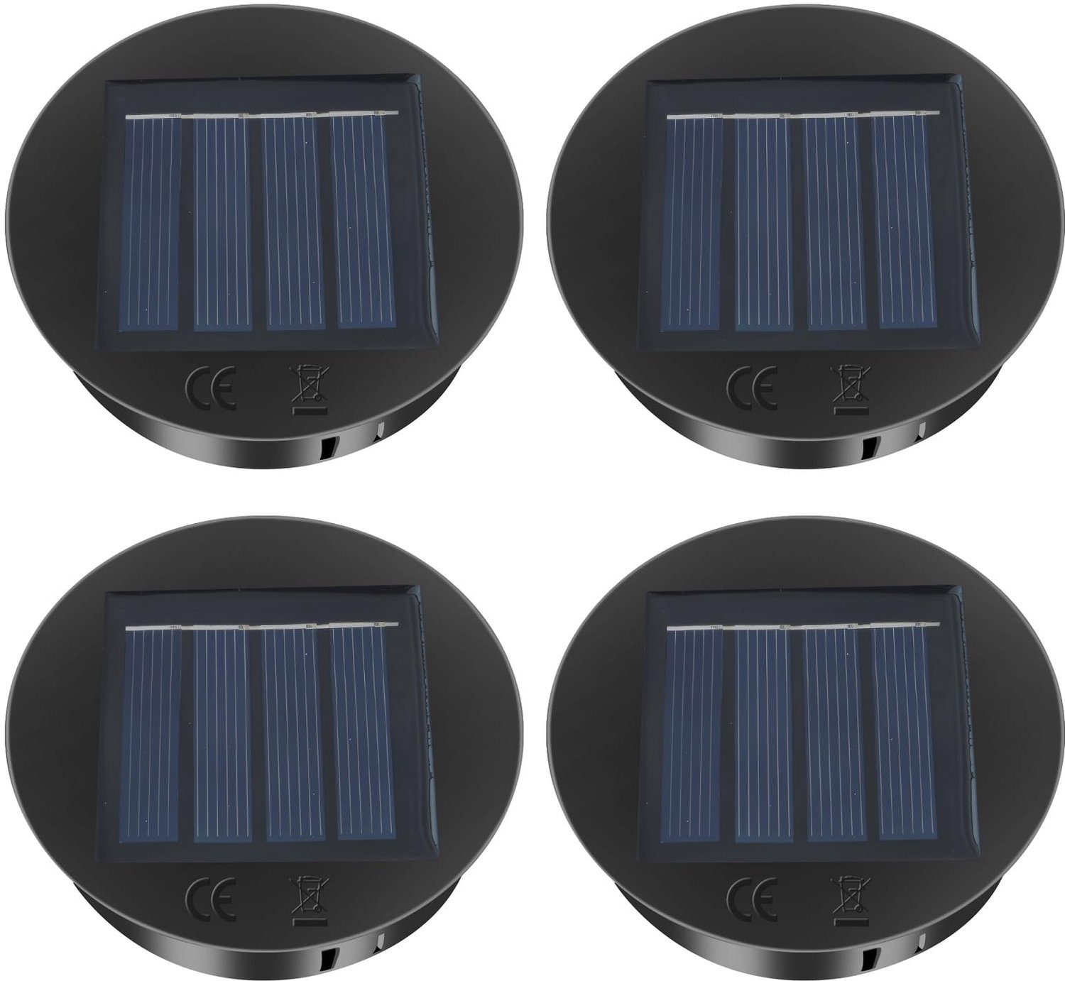 Set van 4 Zonnepaneel Vervangingen voor Buitenlampen