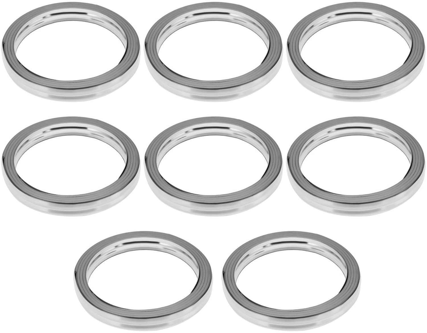 Uitlaatpakking 8 Stuks - 40mm Buitendiameter - 32mm Binnendiameter - 5mm Dikte - Hittebestendig Materiaal - Lekpreventie - Uitlaatpakkingset