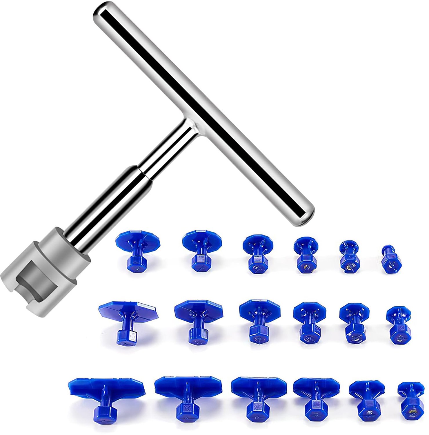 Auto Deuk Reparatie Kit met T-Bar Puller en Suction Cups