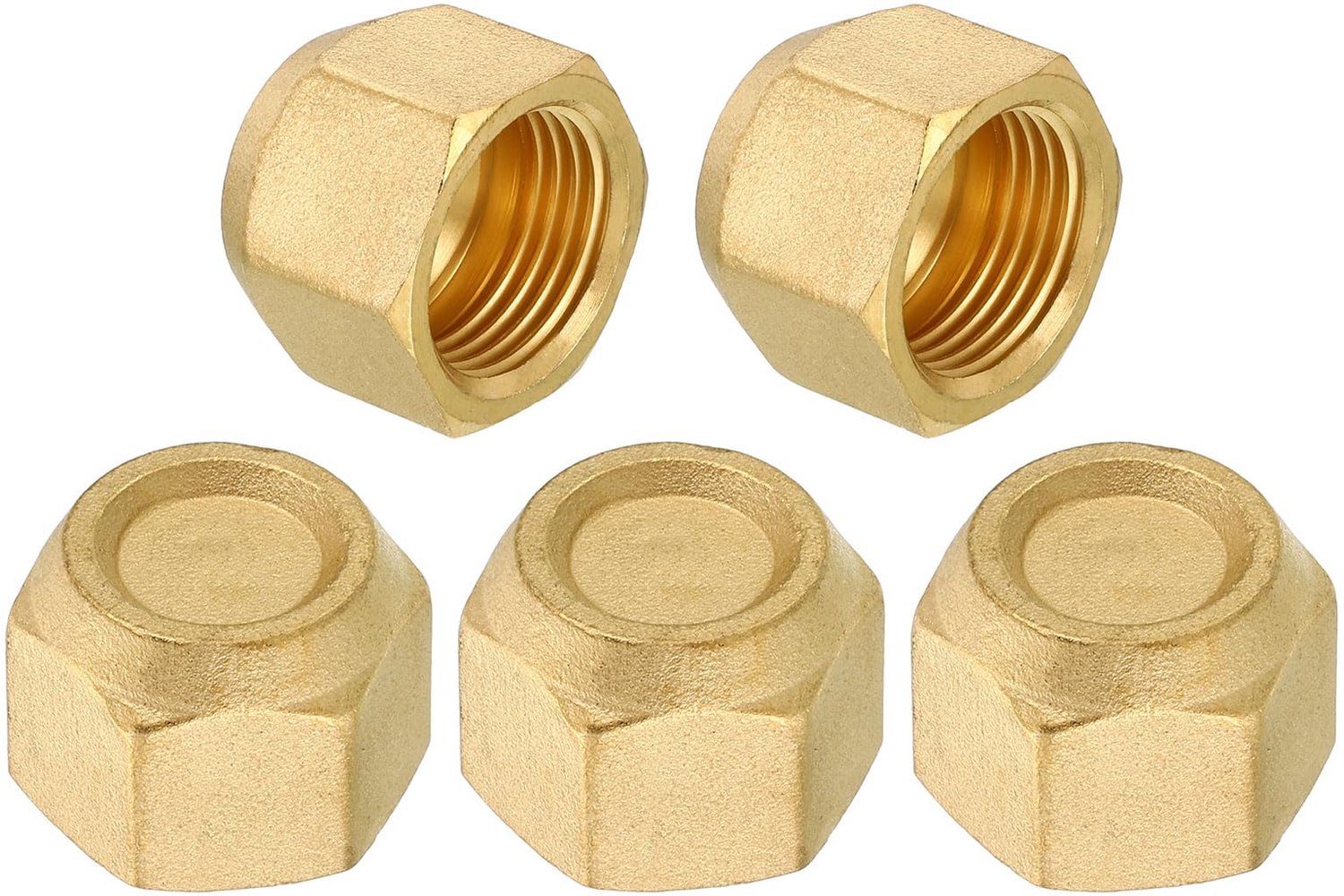 Messing Afdichtkap 5 Stuks voor HVAC Systemen