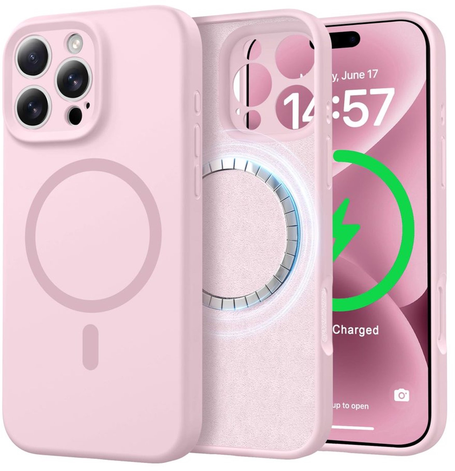 Silicone Hoes voor iPhone 16 Pro Max - Full Camera Bescherming