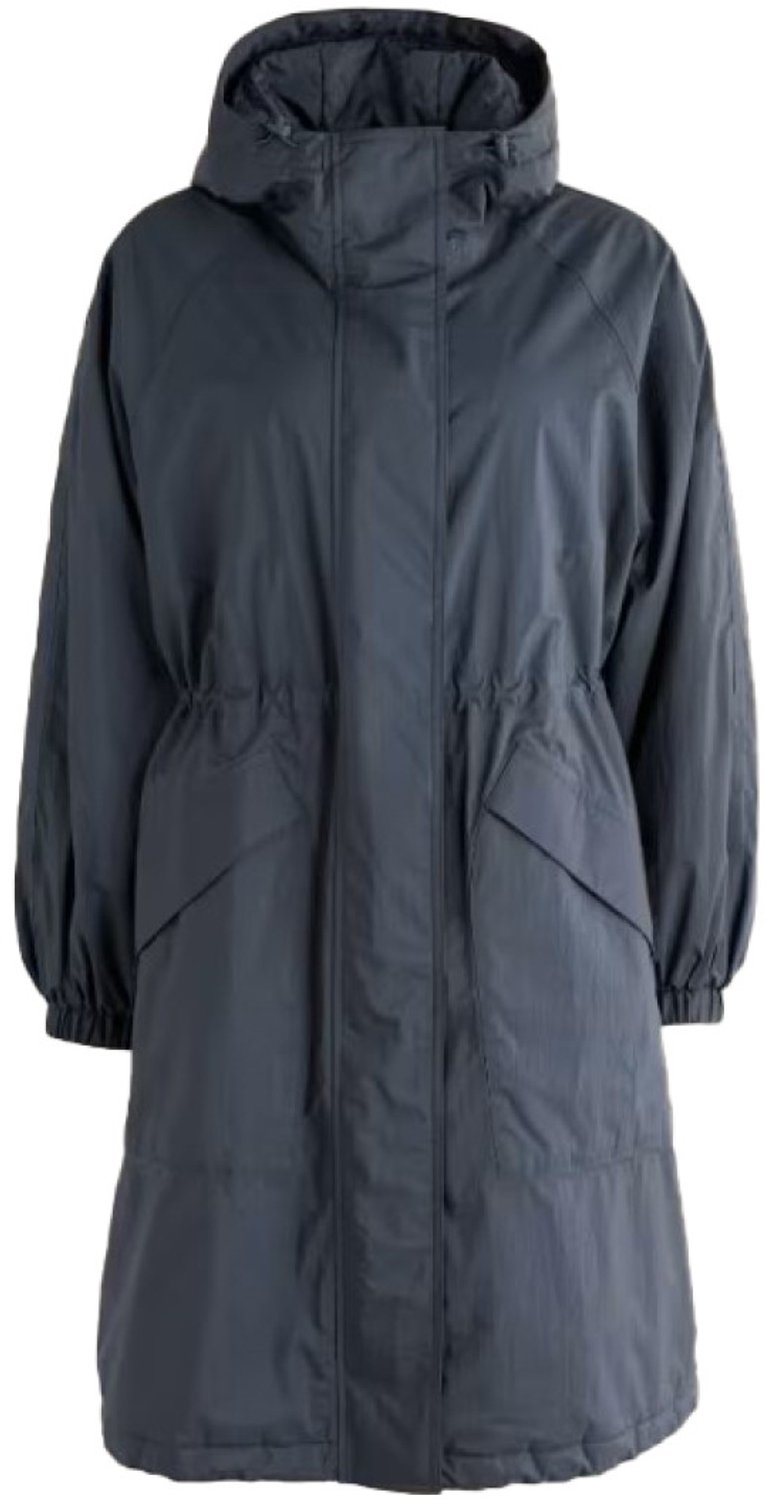 Donkerblauwe dames regenjas Path Maker Coat van Seasalt