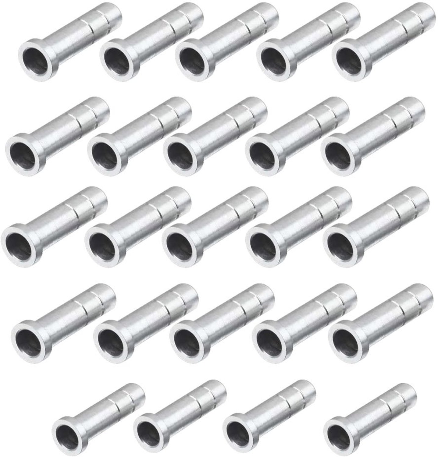 Set van 24 Aluminium Pijlen Inserts