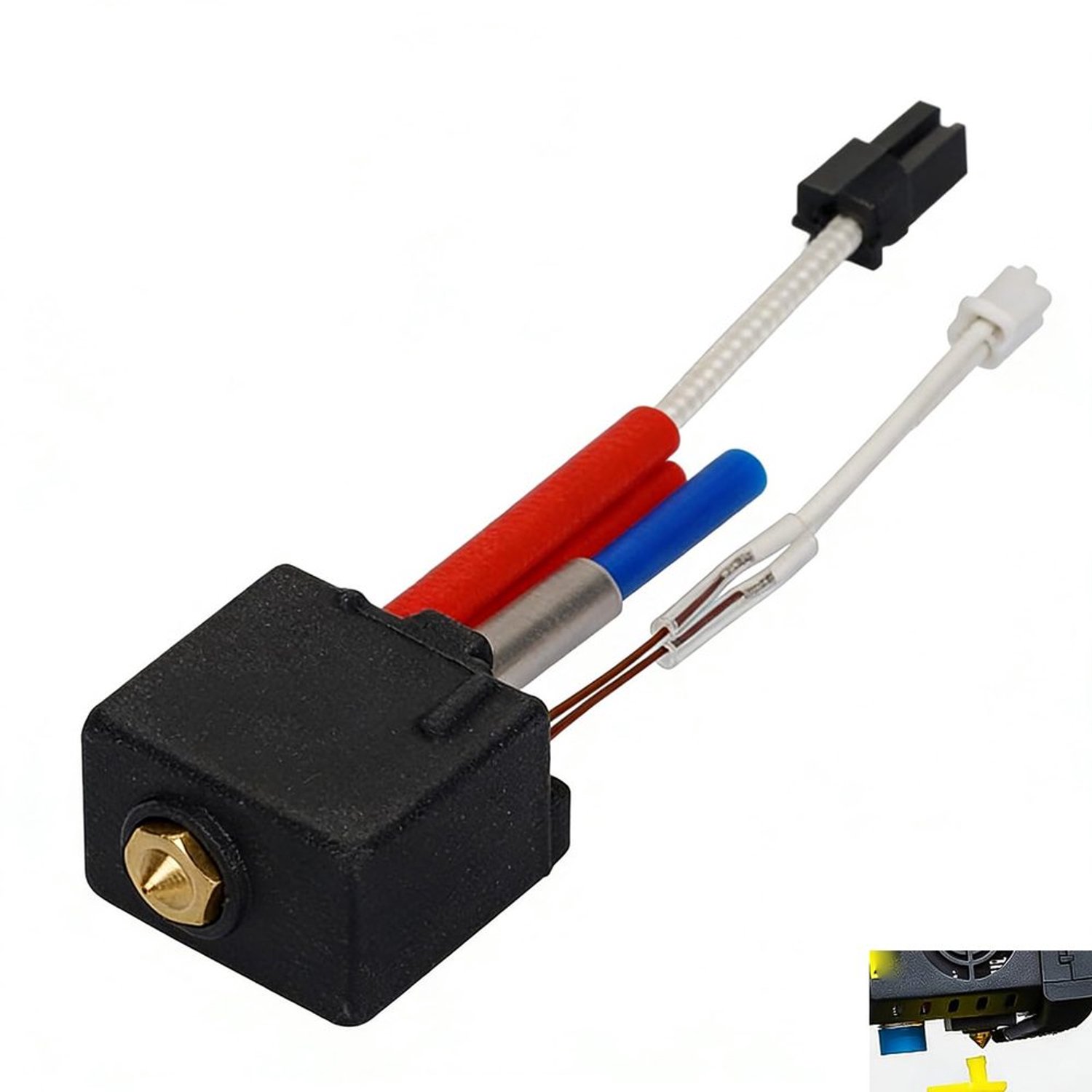 Vervangende Hotend voor 3D Printers met 0.4mm Nozzle