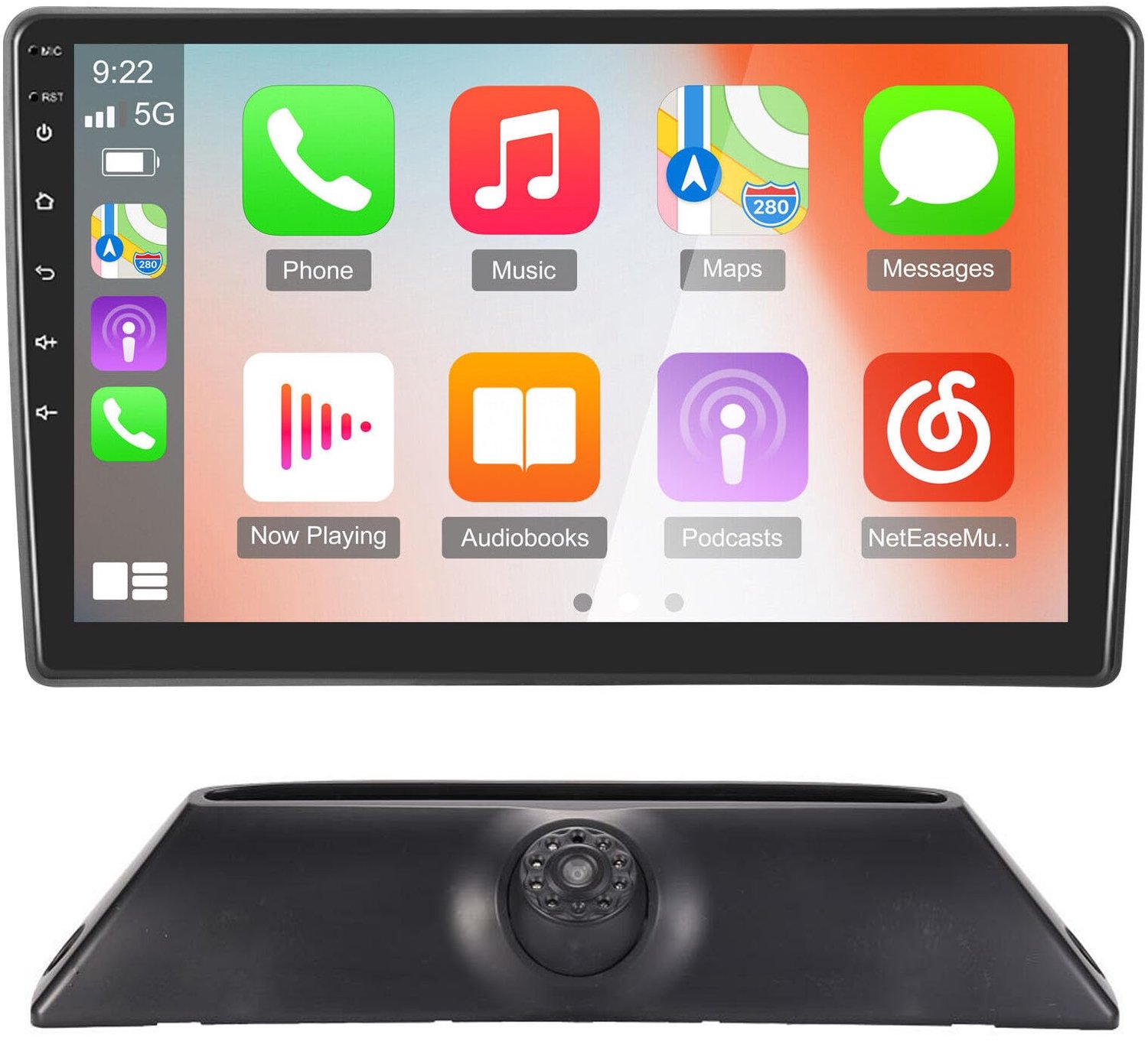 9 Inch Autoradio met Achteruitrijcamera voor Diverse FIAT Modellen