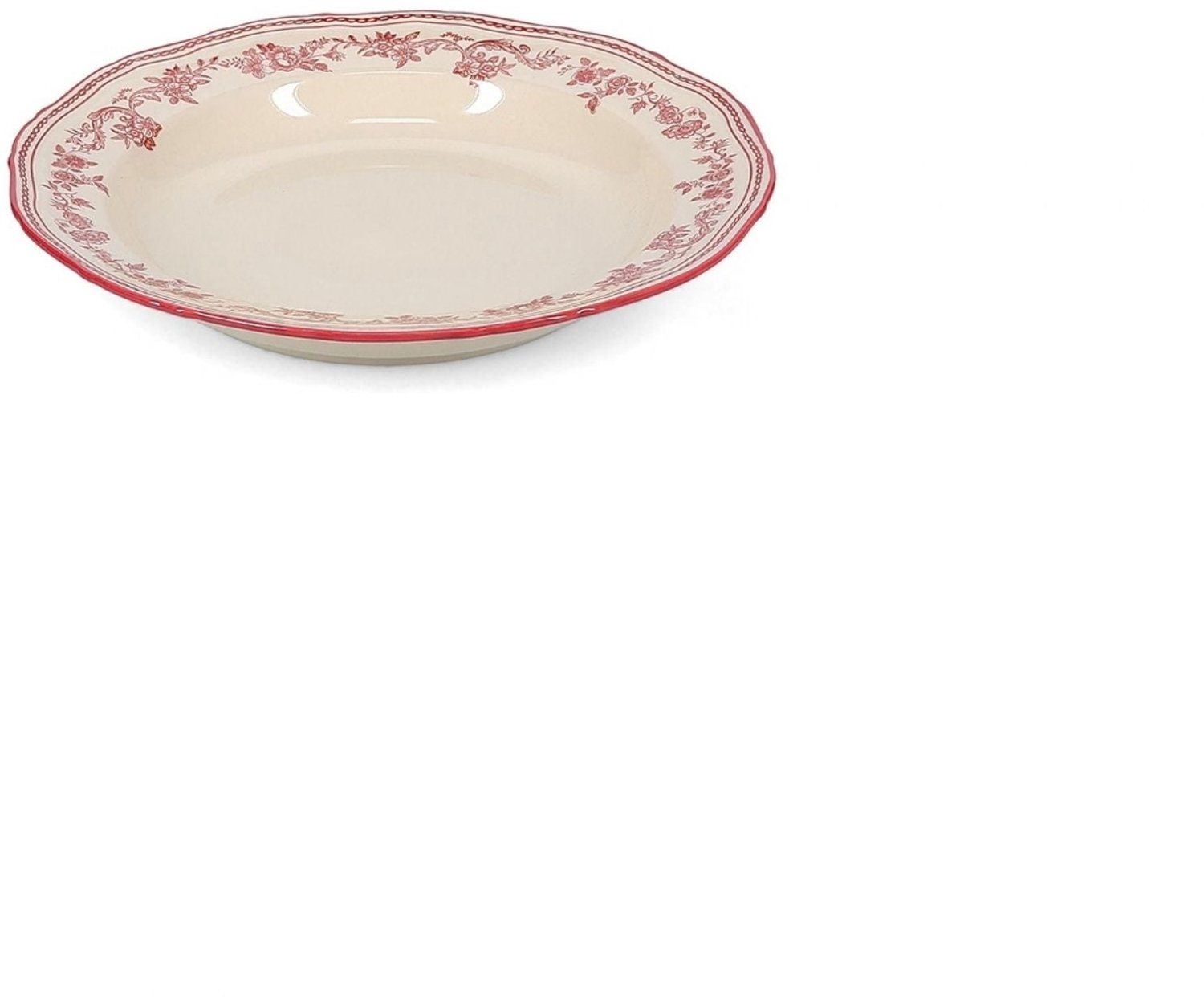 SP Collection - Diep bord 23/17xH4cm burgundy Cyril - Diepe borden