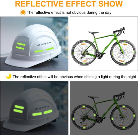 Set van 3 Reflecterende Stickers voor Veiligheid