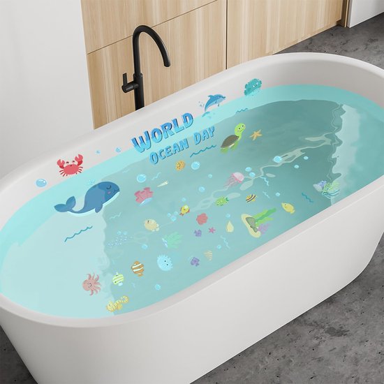 24 Stuks Antislip Bad Stickers voor Veiligheid in de Badkamer — afbeelding 4