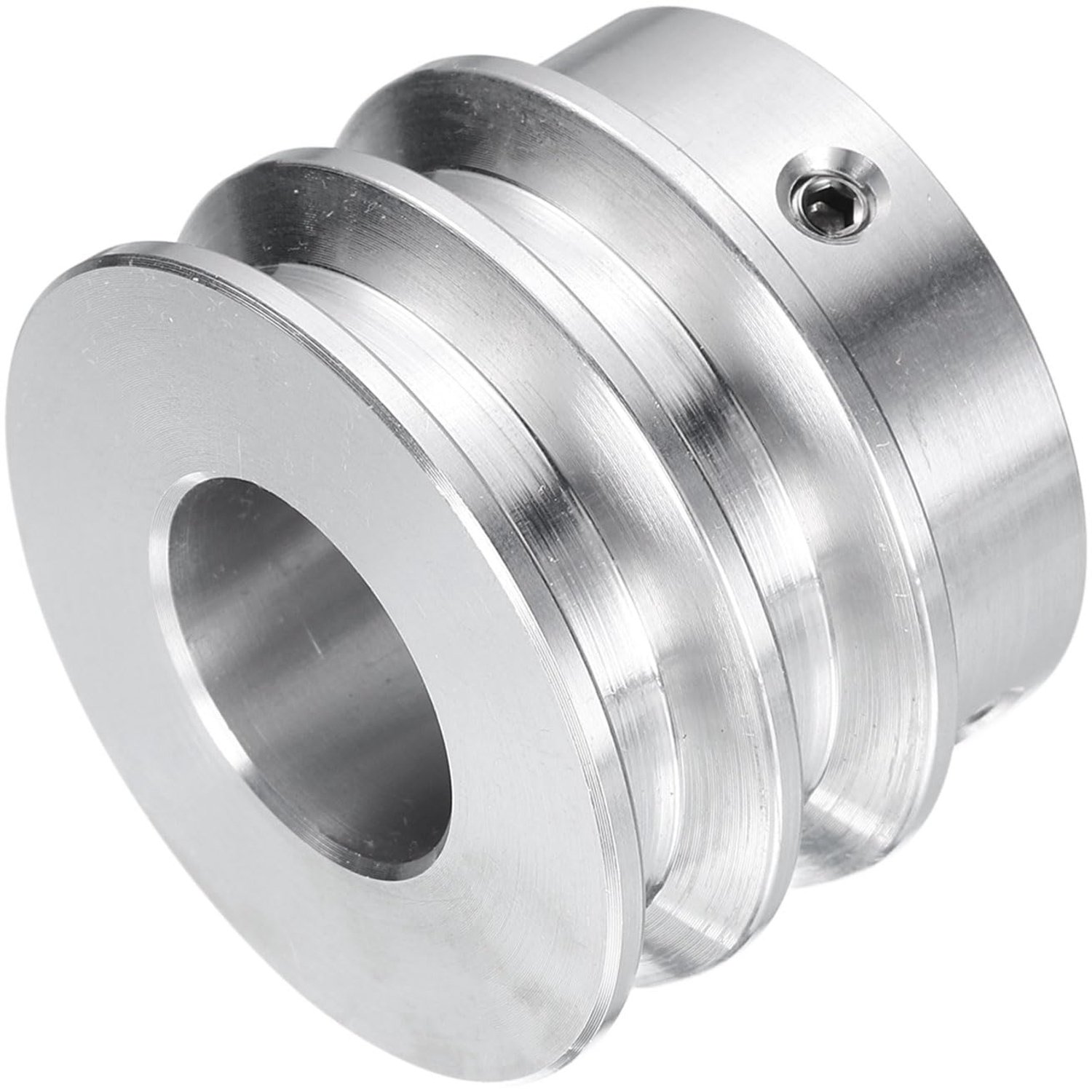 V-Snaar Pulley 19mm Bore 40mm Dubbele Groef Aluminium Legering