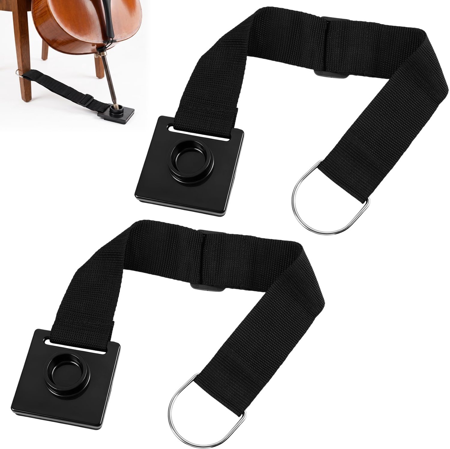 Cello Stabilisatie Piekwig met Verstelbare Riem