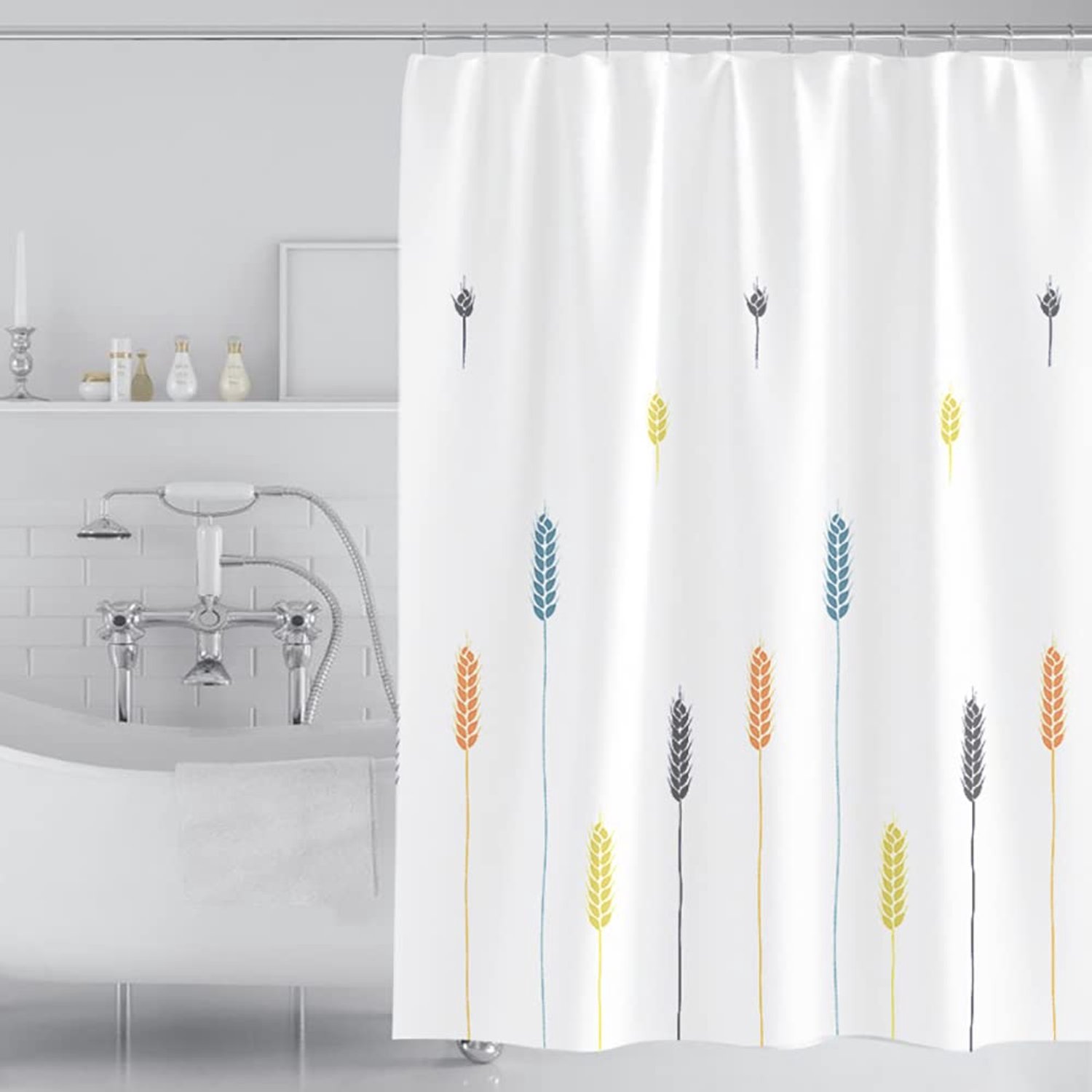 Waterdichte Douchegordijn 300cm van Polyester Mildew Bestendig