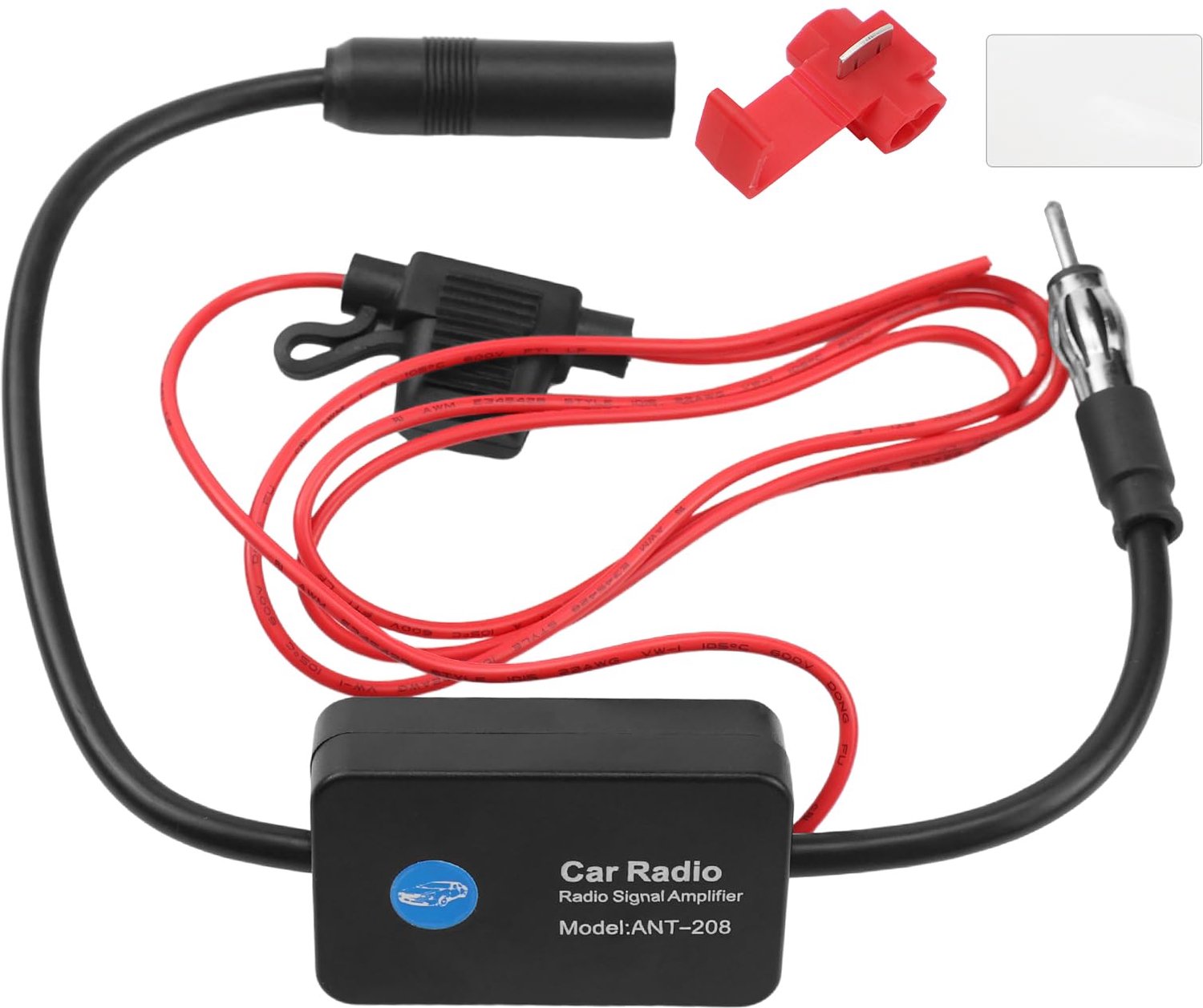 Universele FM Antenneversterker 12V voor Auto