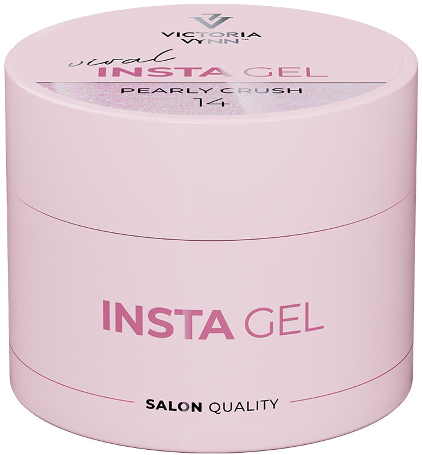 Victoria Vynn Insta Gel 14 Pearly Crush - Builder Gel - 40 ml - Lichtroze met Parelmoer Effect