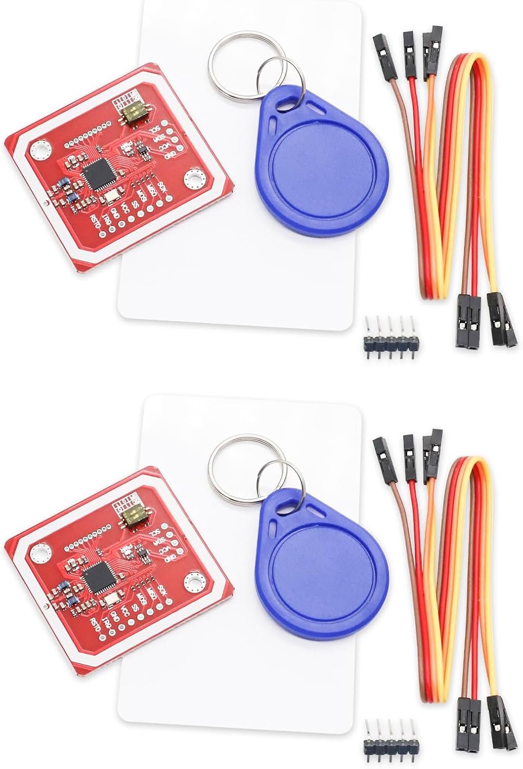 pn532 Binghe 2 RFID Reader Module NFC with I2C Connection, Full Module with Card and Keychain, Compatible with - ShopVlot