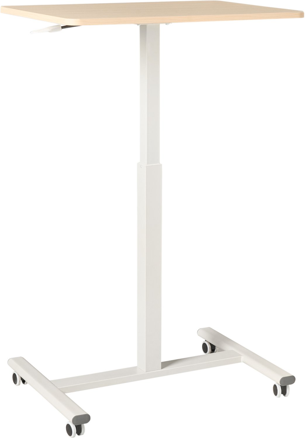 Beliani ACADEMIA - Laptoptafel - Lichtbruin/Wit - 65 x 48 cm - Vezelplaat