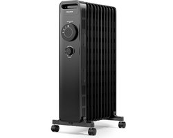 Olieradiator 2300 W - 3 warmtestanden en instelbare thermostaat - Kantel- en…