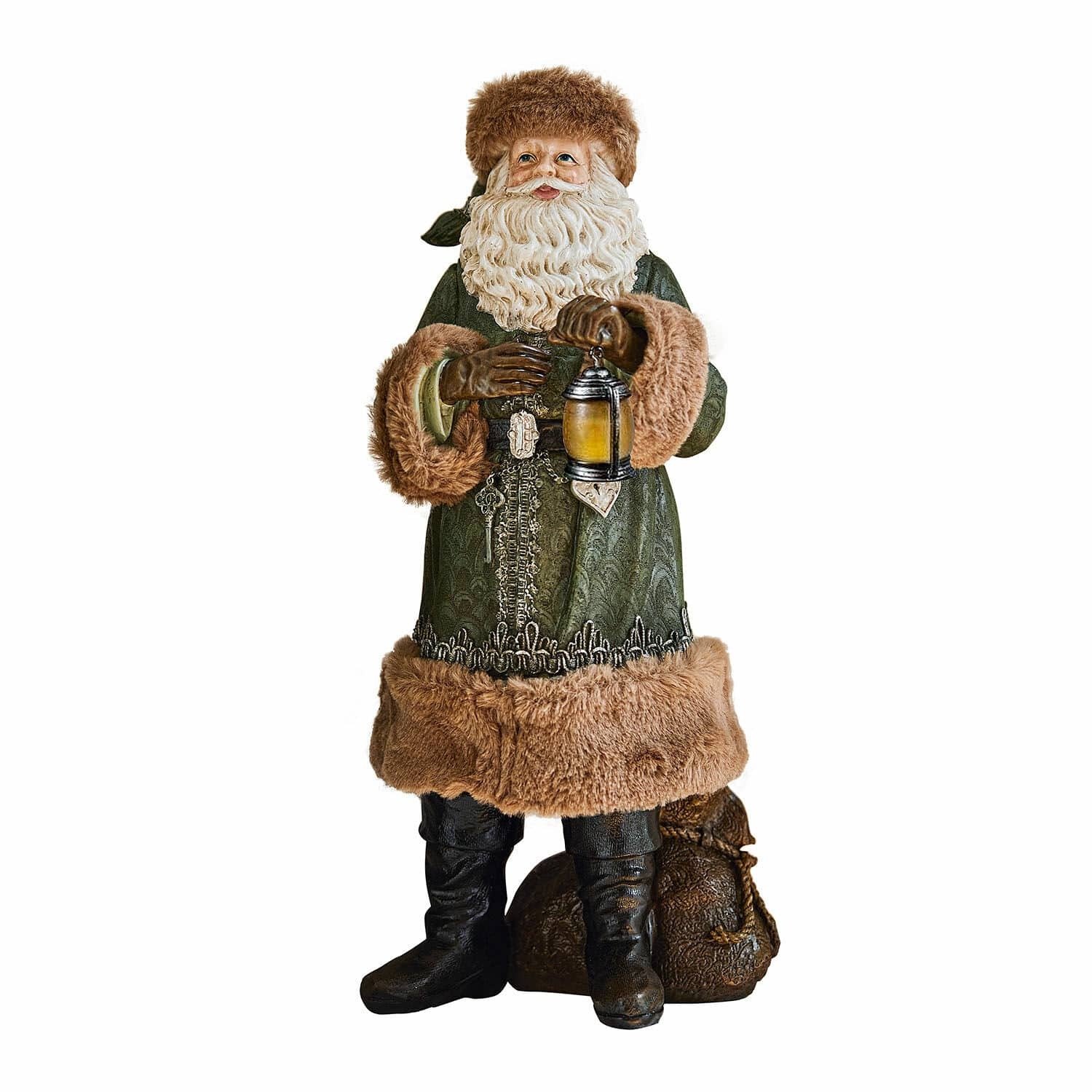 Loberon Sierkerstman Eddi bruin/groen
