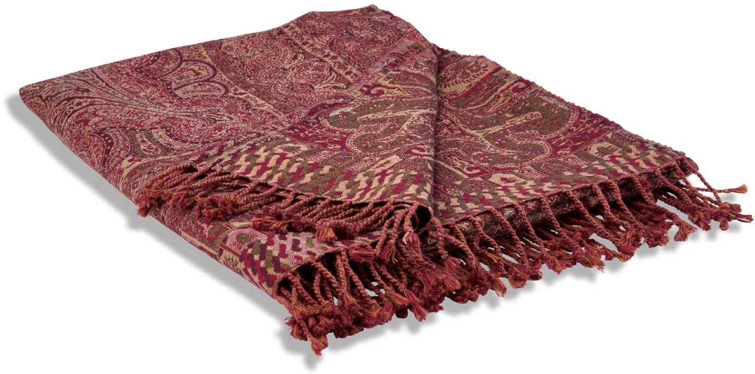 Loberon Plaid Nugère rood