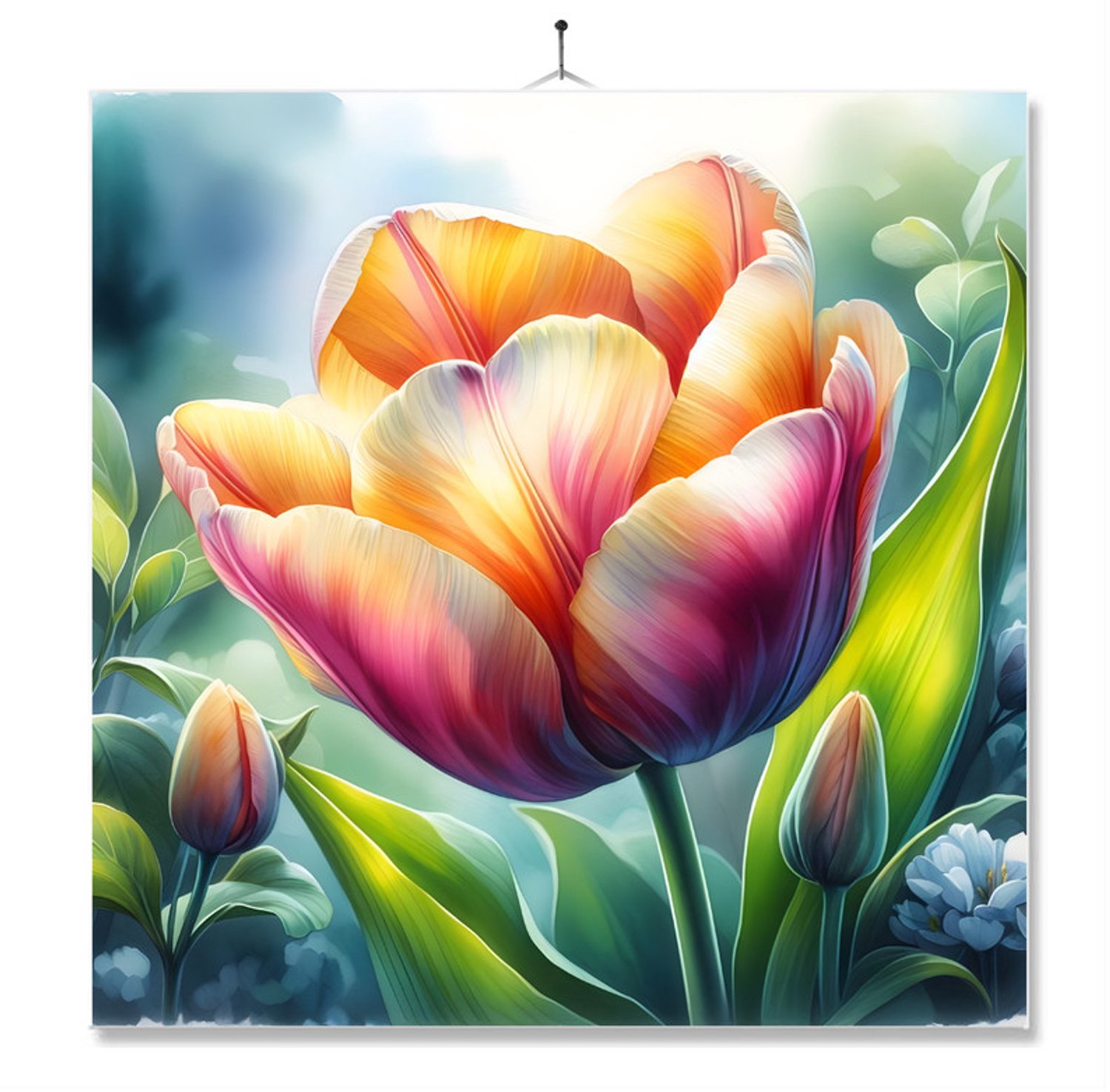 MC Living Tegel Met Opdruk | Geschenk | Kunst Op De WC | Bloem ontwerp 2