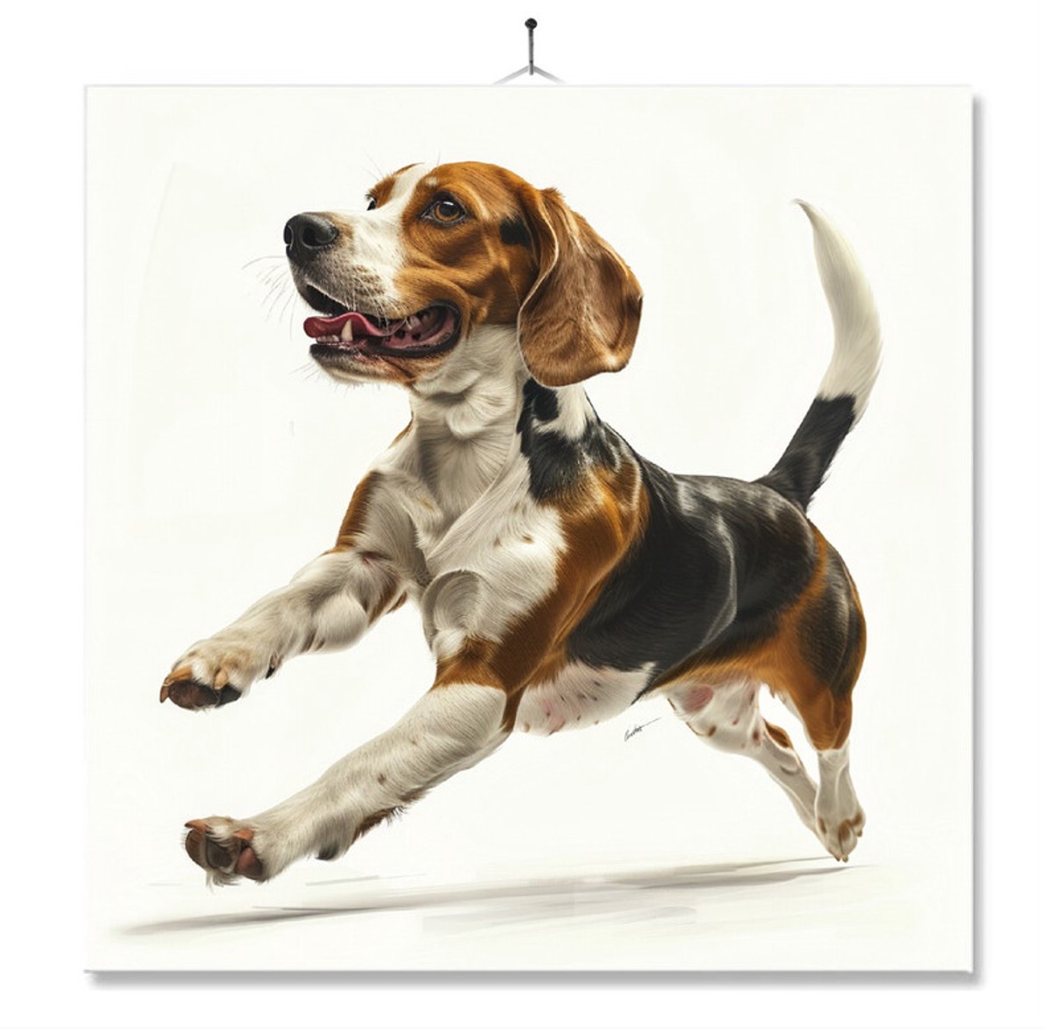 MC Living Tegel Met Opdruk | Geschenk | Wc | Toilet | Beagle ontwerp 3