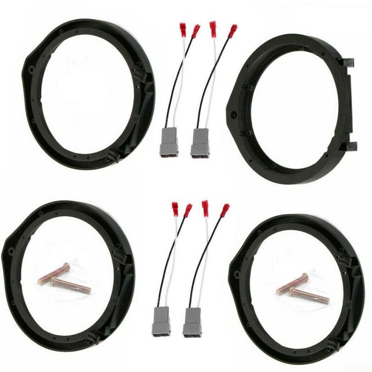 2 Pairs Auto Speaker Adapter - 4 Board + 4 Kabelboom Connector voor Honda-Civic