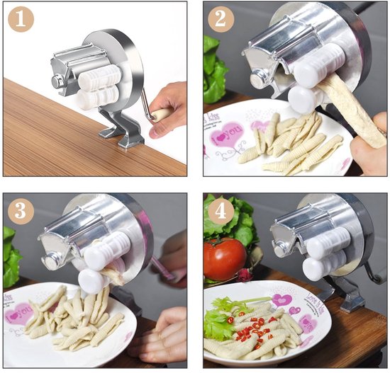 Handmatige Pasta Maker - Aluminium Noodle Pers voor Thuisgebruik — afbeelding 3