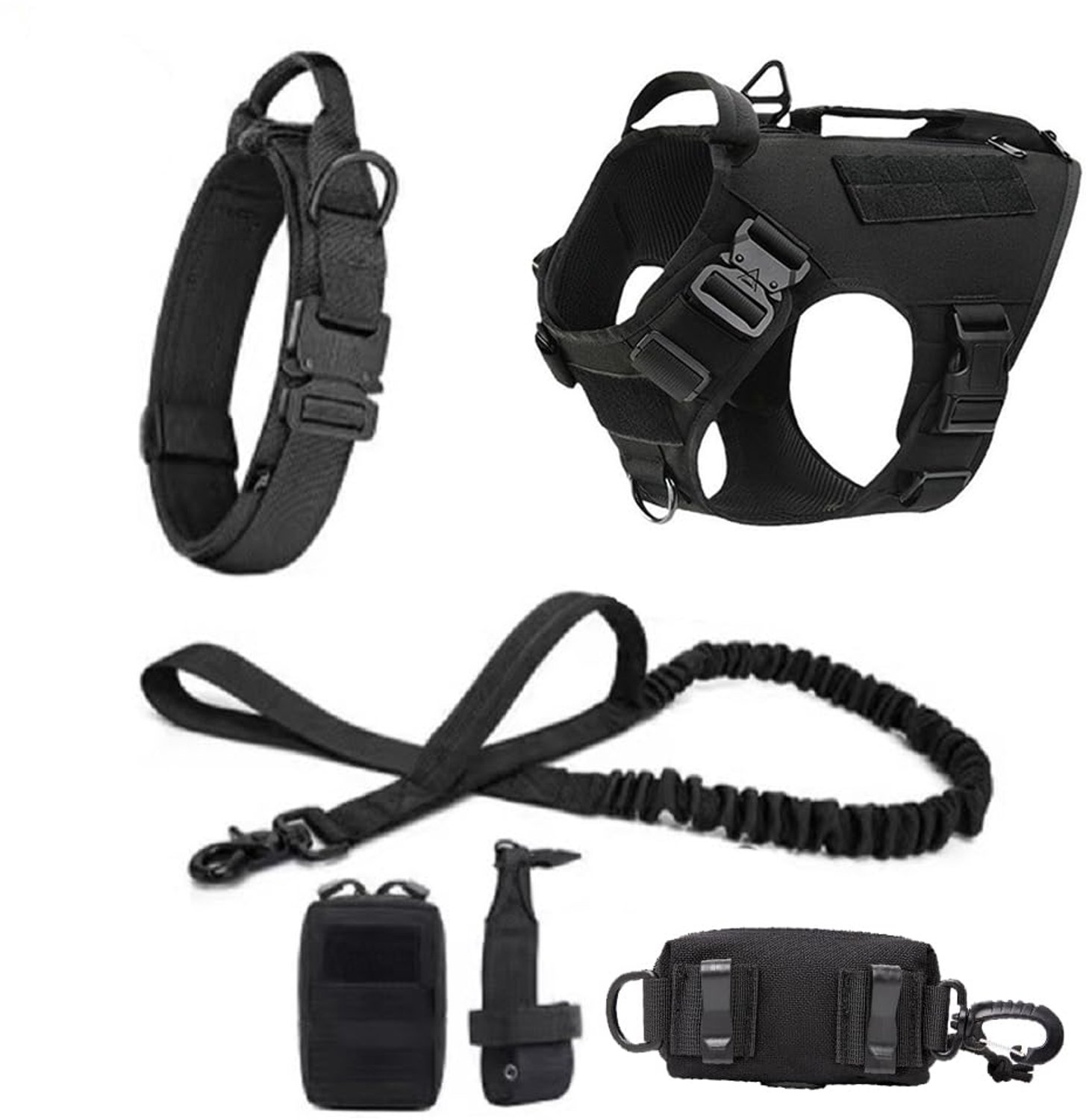 Hondenharnas voor Grote Honden met Leash en Halsband Set