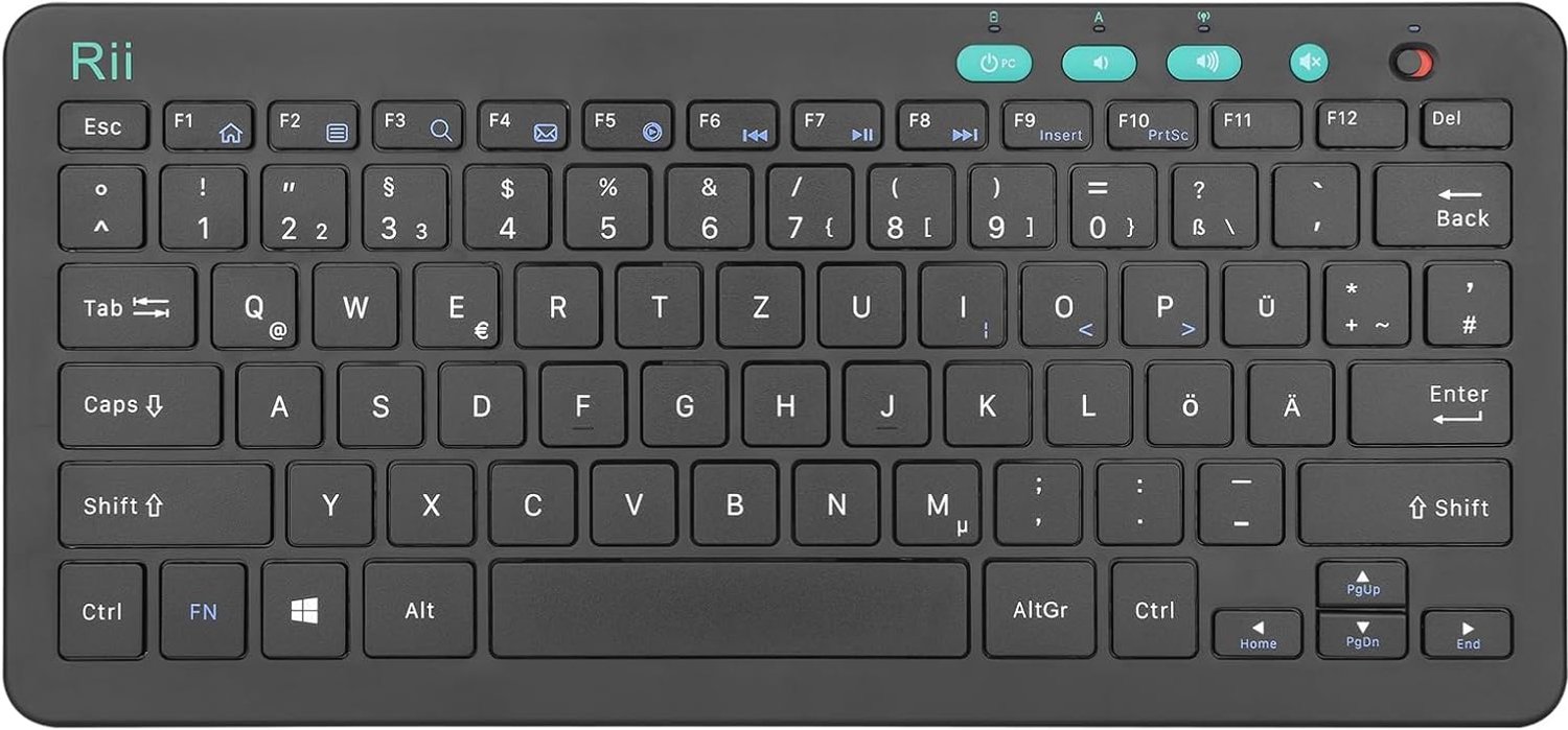 Draadloos Toetsenbord voor Laptop en PC met QWERTZ Indeling