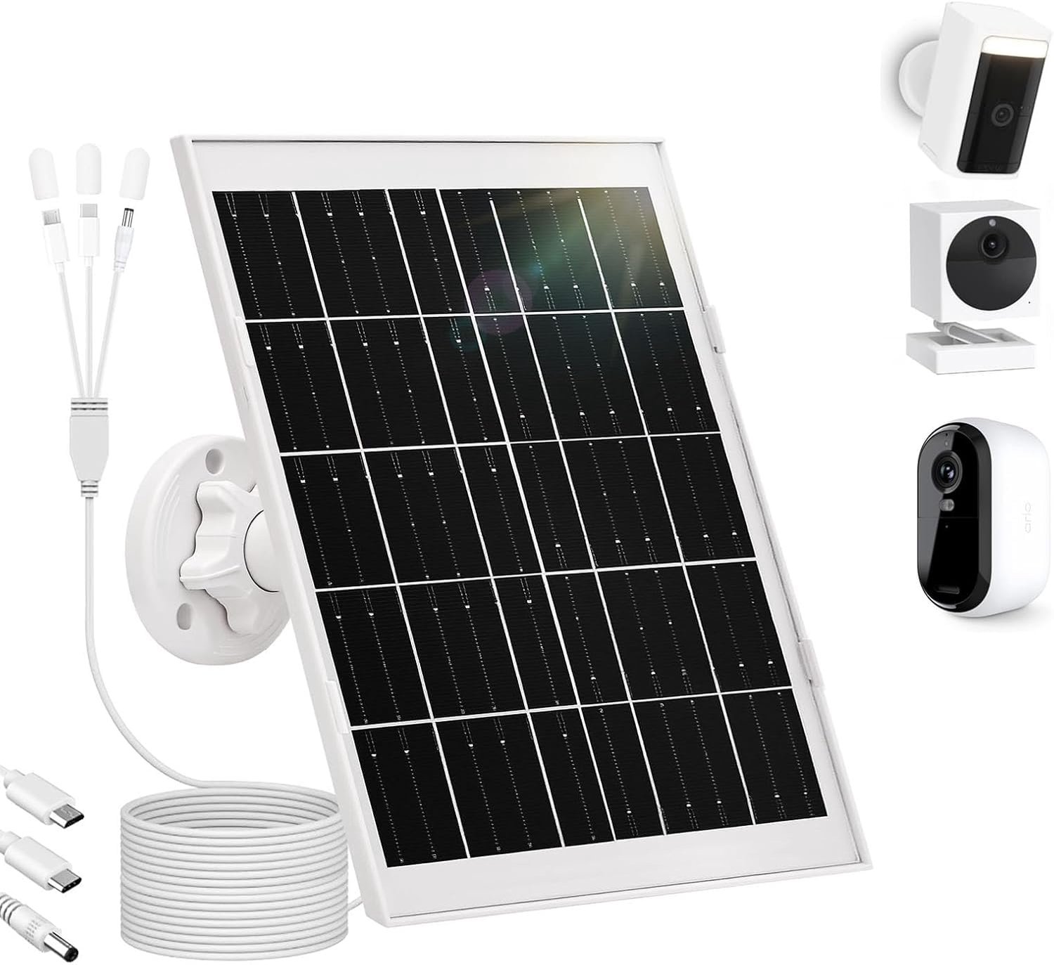 8W Zonnepaneel voor Buitenbeveiligingscamera's