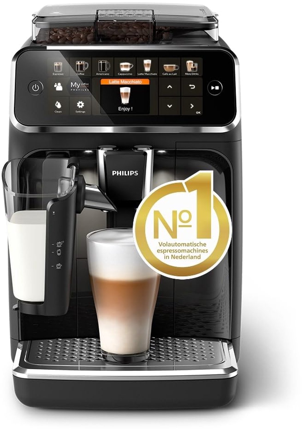 Espresso Machine met LatteGo Systeem - 12 Koffiedranken