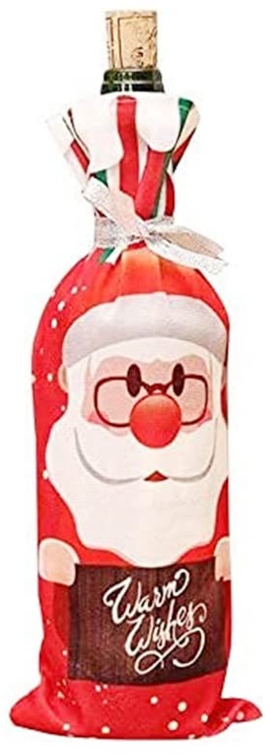 Kerst Wijnfles Hoes voor Cadeaus en Decoratie