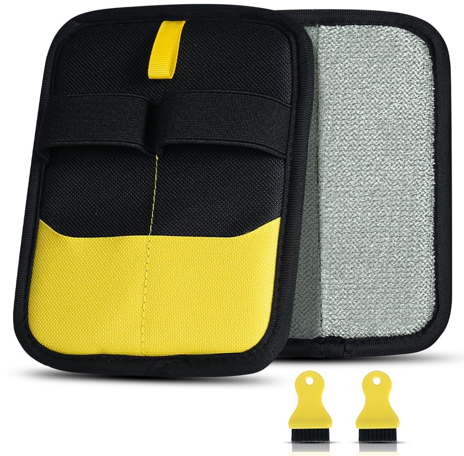 Statistische Haargroeihandschoenen met Borstel (4-Pack)