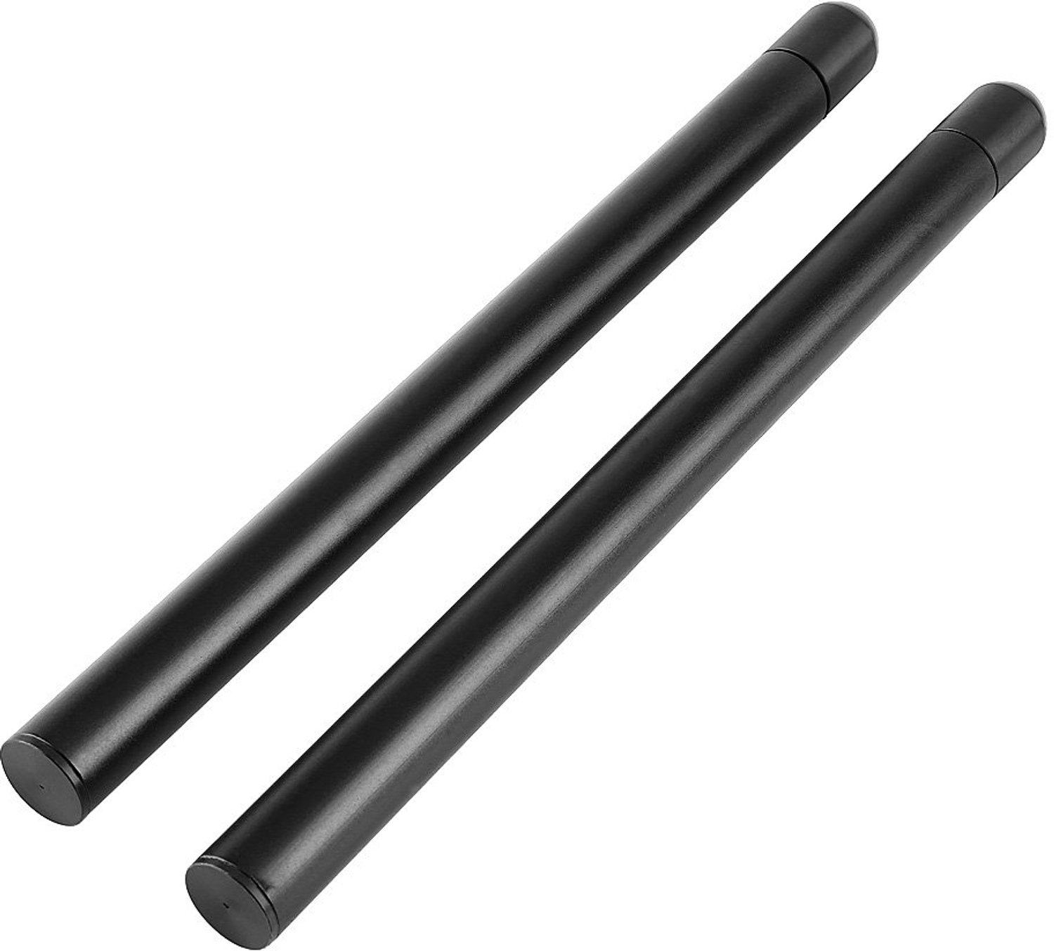 Stuurbare Buis 300 mm - 1 Paar - Universeel - 22 mm - Aluminium - Zwart/Zilver/Goud - Motorstuur