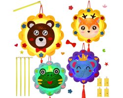 Set van 4 DIY Lantaarns voor Kinderen