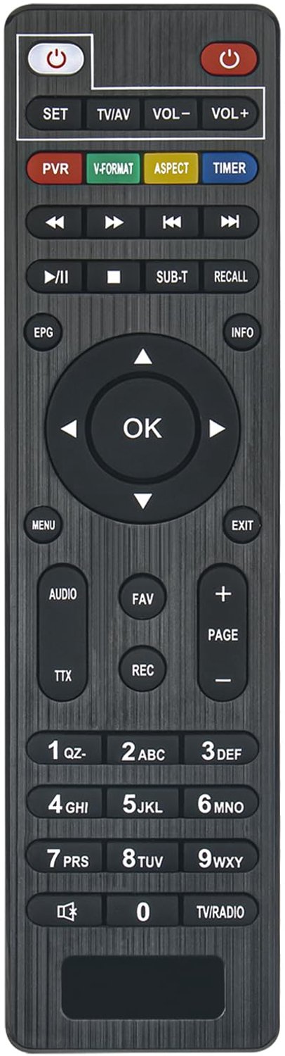 Vervangende Afstandsbediening voor DCOLOR DVB-T2 TV Stick
